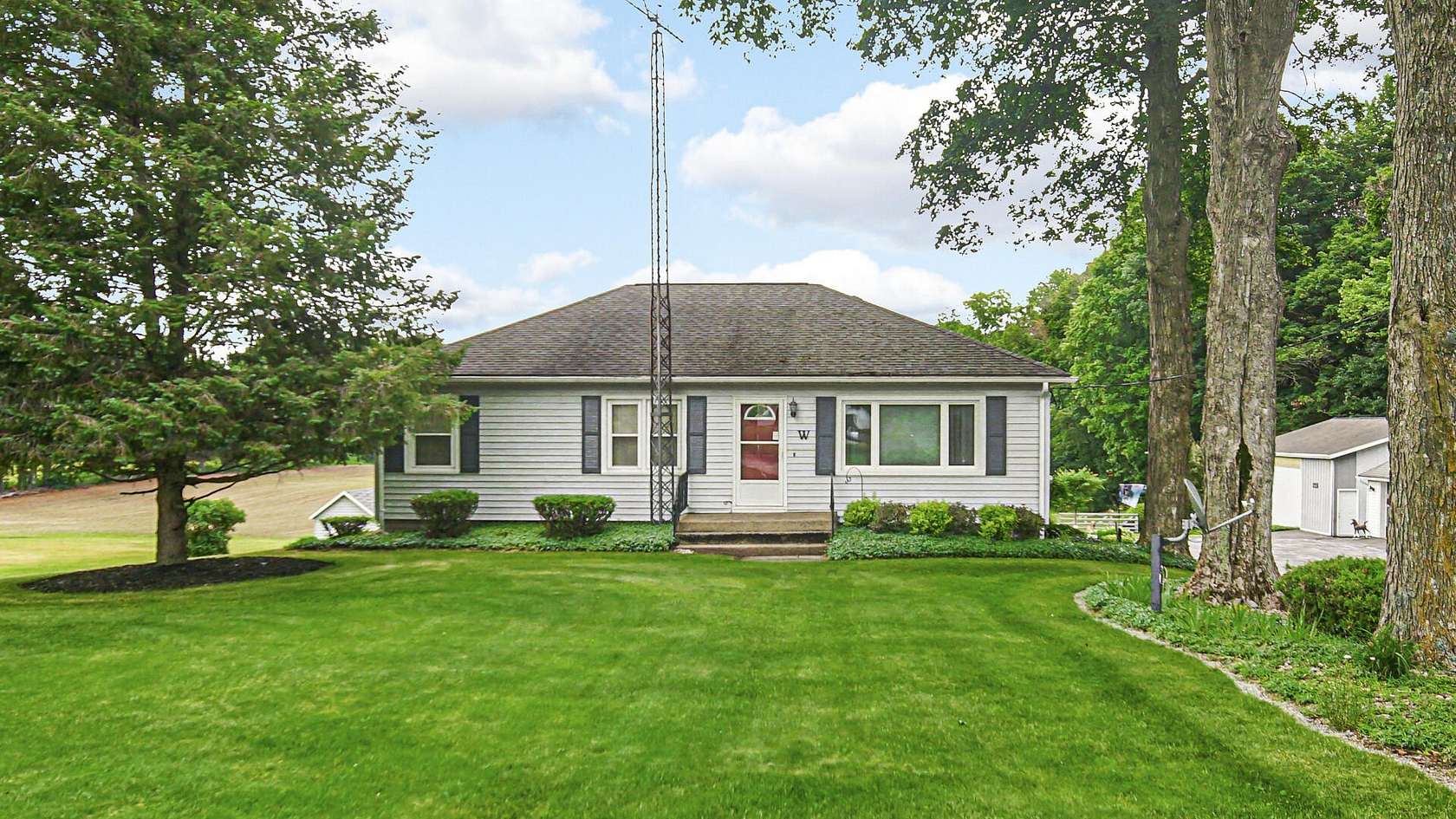 13.3 Acres of Land with Home for Sale in Rolling Prairie, Indiana