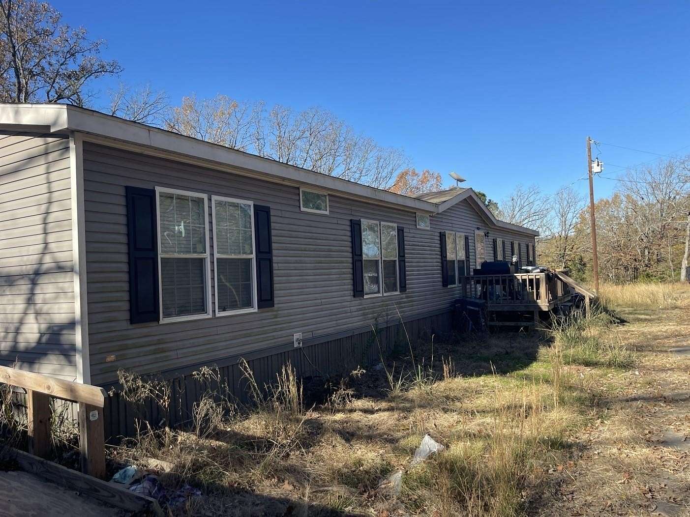 3.38 Acres of Land with Home for Sale in Omaha, Texas