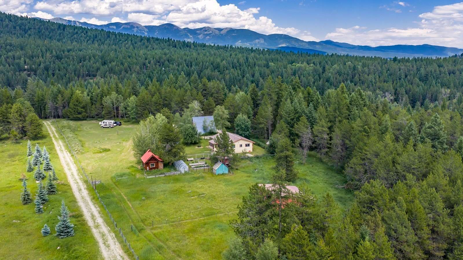 7 Acres of Land with Home for Sale in Whitefish, Montana