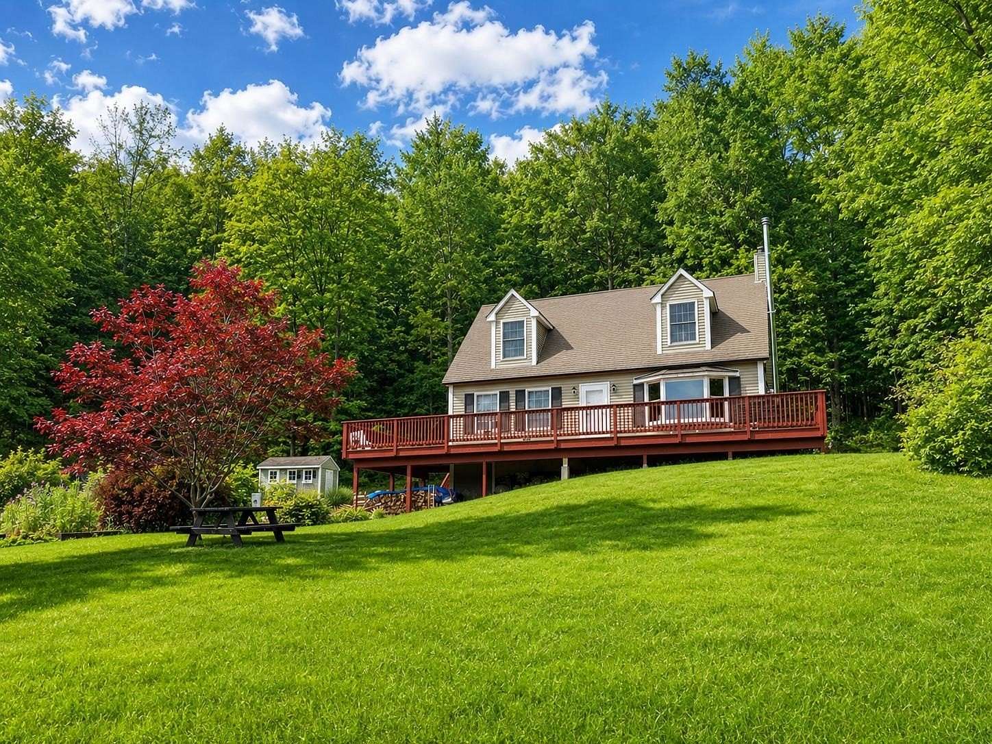 5.19 Acres of Land with Home for Sale in Chesterfield, New Hampshire
