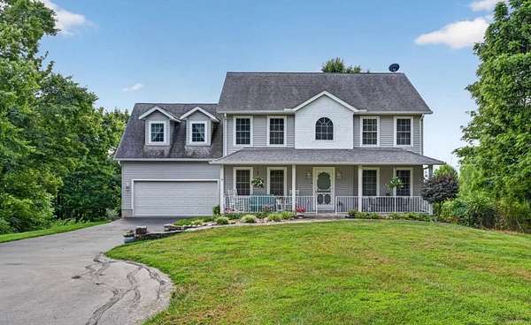 6.28 Acres of Land with Home for Sale in Lawrenceburg, Indiana
