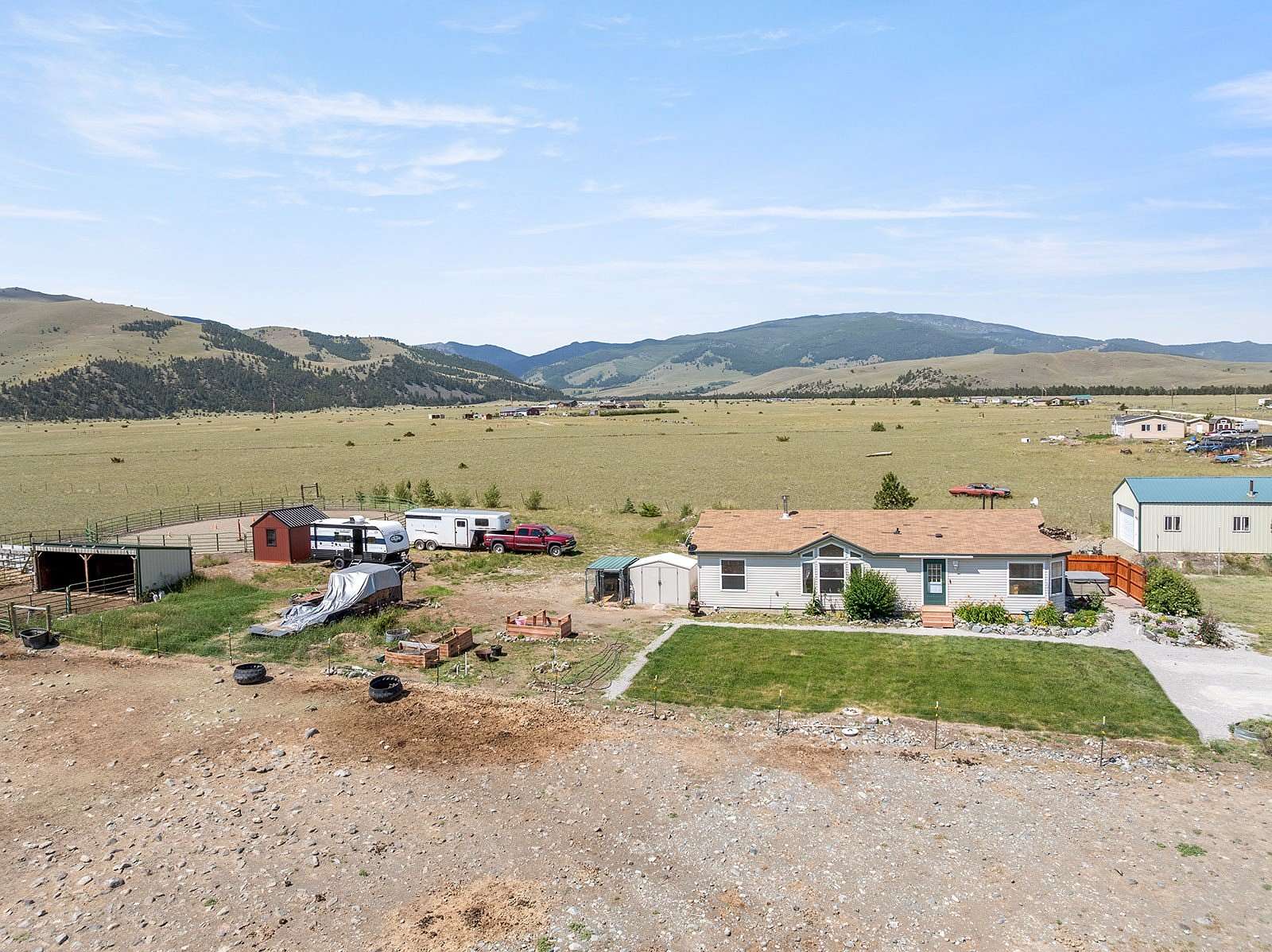5 Acres of Land with Home for Sale in Winston, Montana