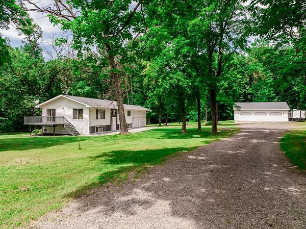 5 Acres of Land with Home for Sale in Swanville, Minnesota