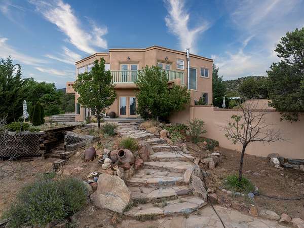 6.87 Acres of Land with Home for Sale in Santa Fe, New Mexico
