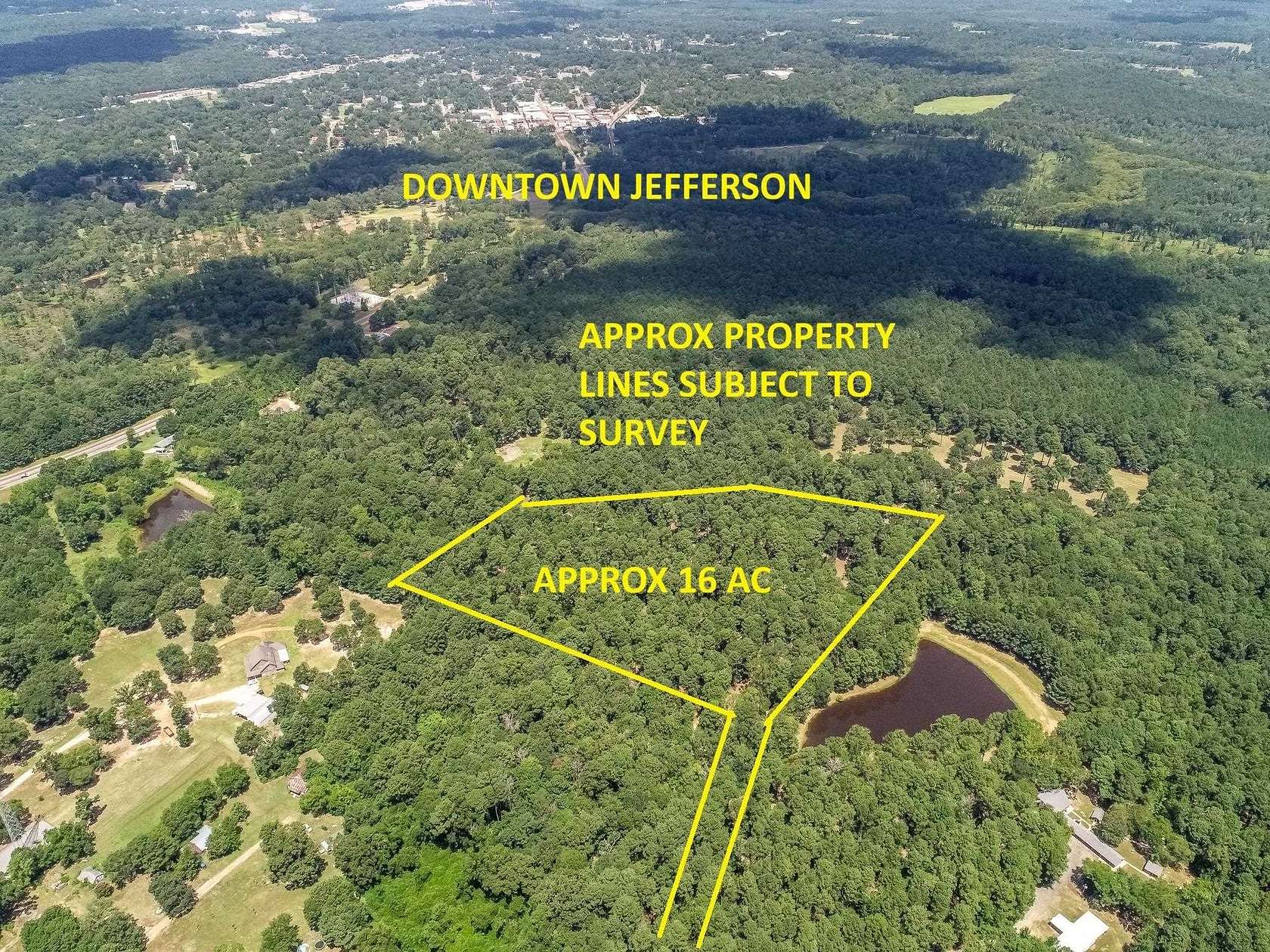 16.5 Acres of Land for Sale in Jefferson, Texas