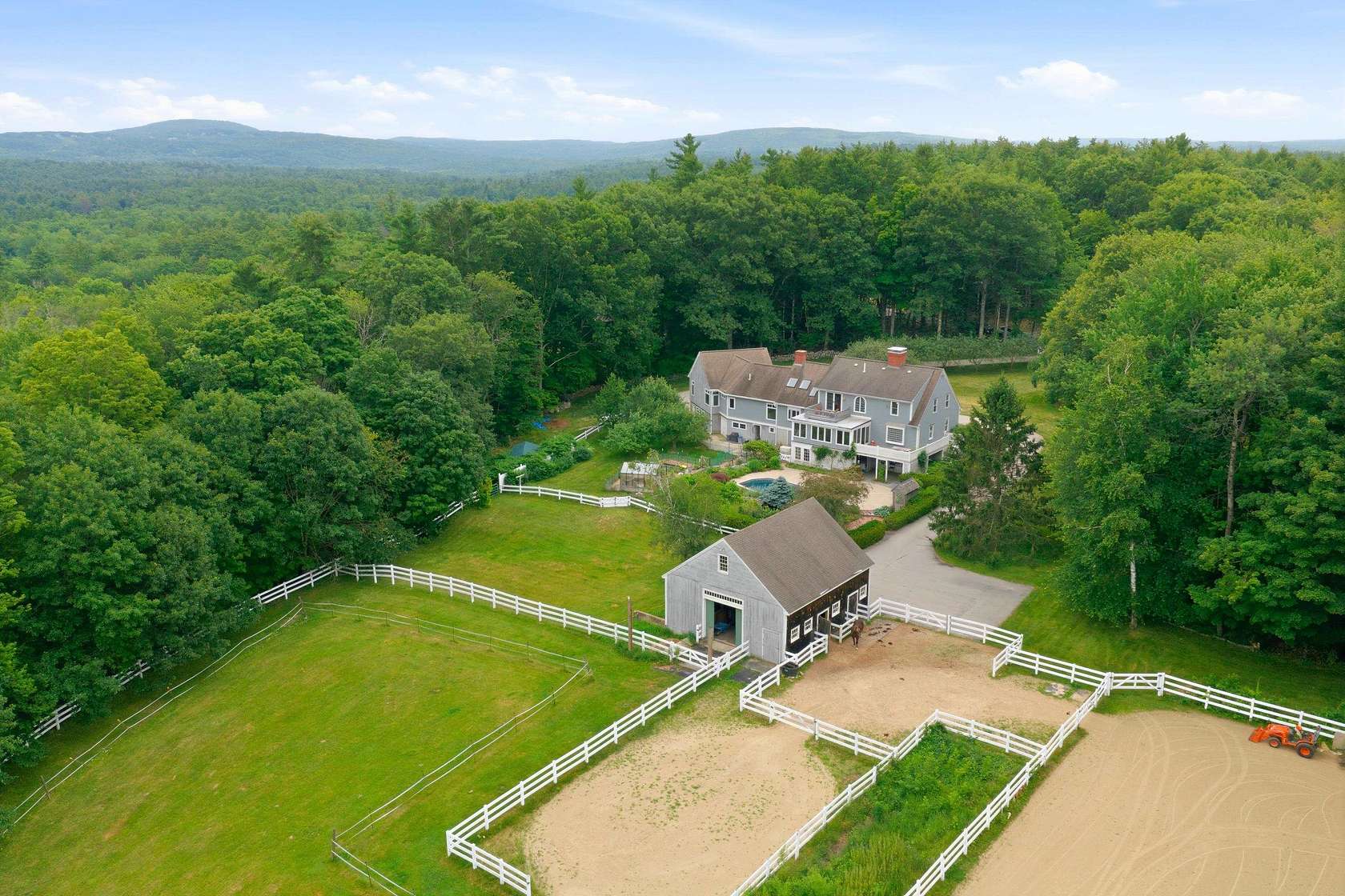 7.8 Acres of Land with Home for Sale in New Boston, New Hampshire