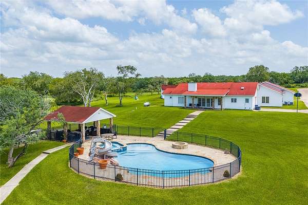 10 Acres of Land with Home for Sale in Mathis, Texas