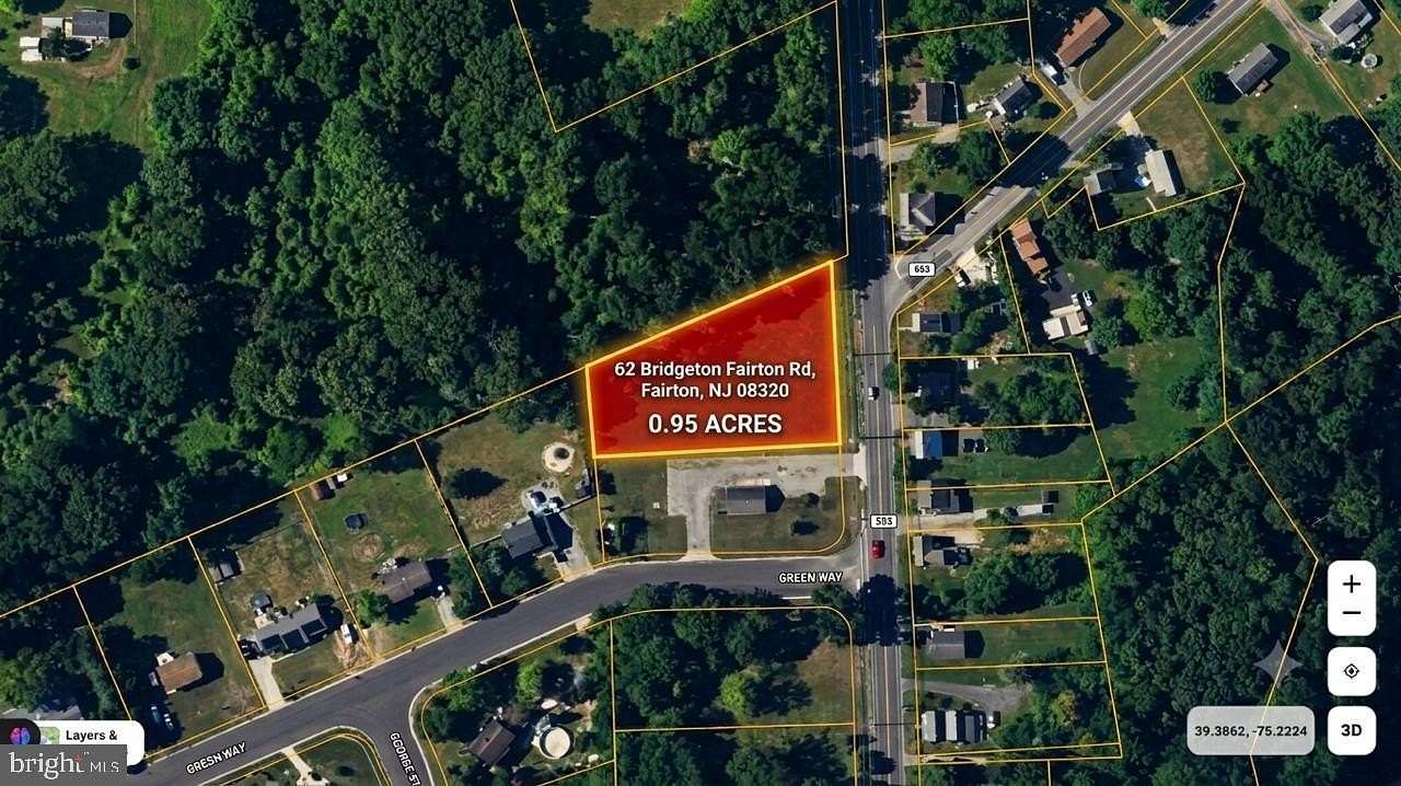 0.95 Acres of Land for Sale in Bridgeton, New Jersey