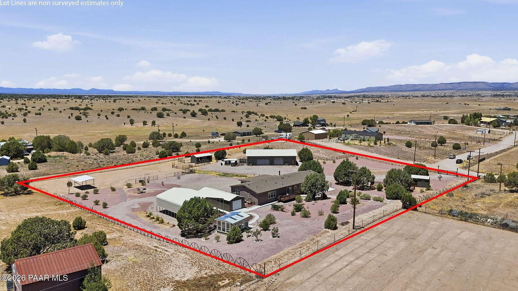 3 Acres of Land with Home for Sale in Paulden, Arizona