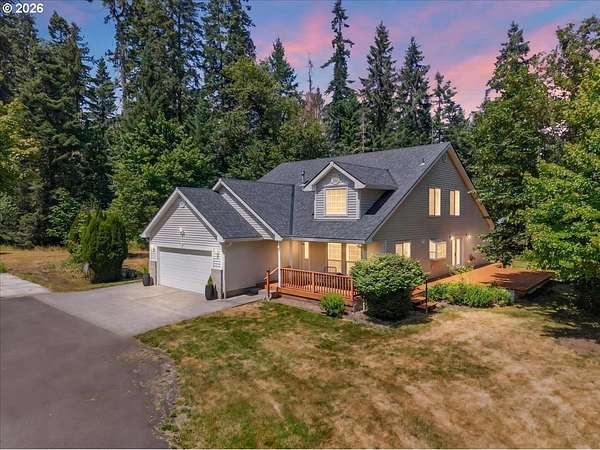 8.36 Acres of Land with Home for Sale in Vernonia, Oregon