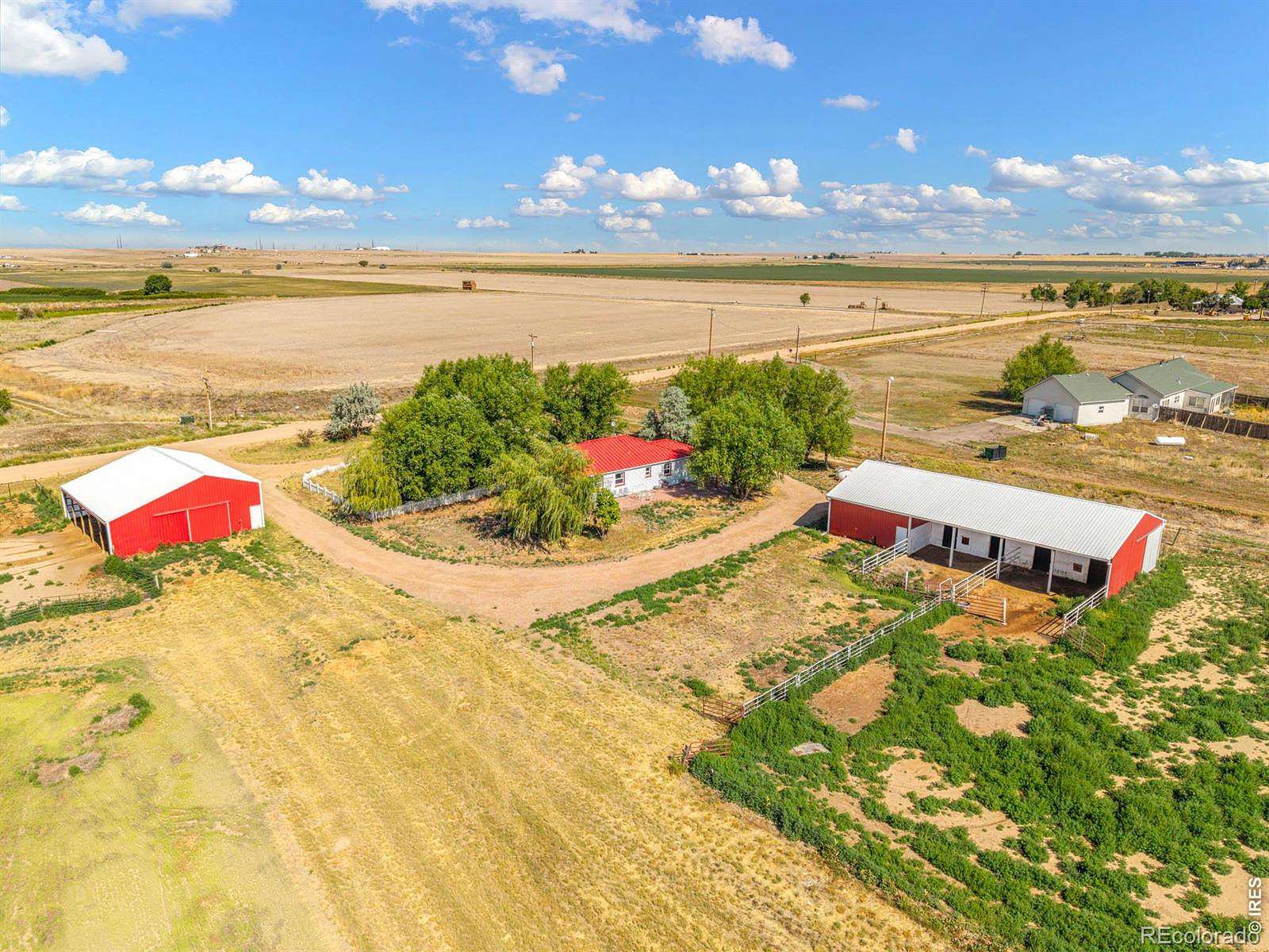 4 Acres of Land with Home for Sale in Keenesburg, Colorado