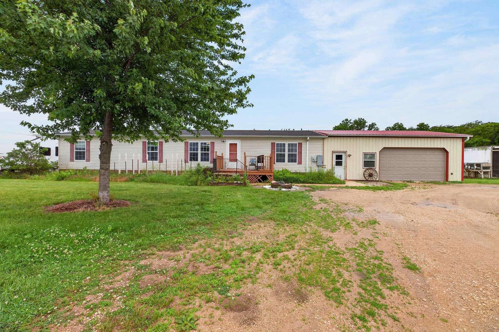 2 Acres of Land with Home for Sale in Shell Rock, Iowa