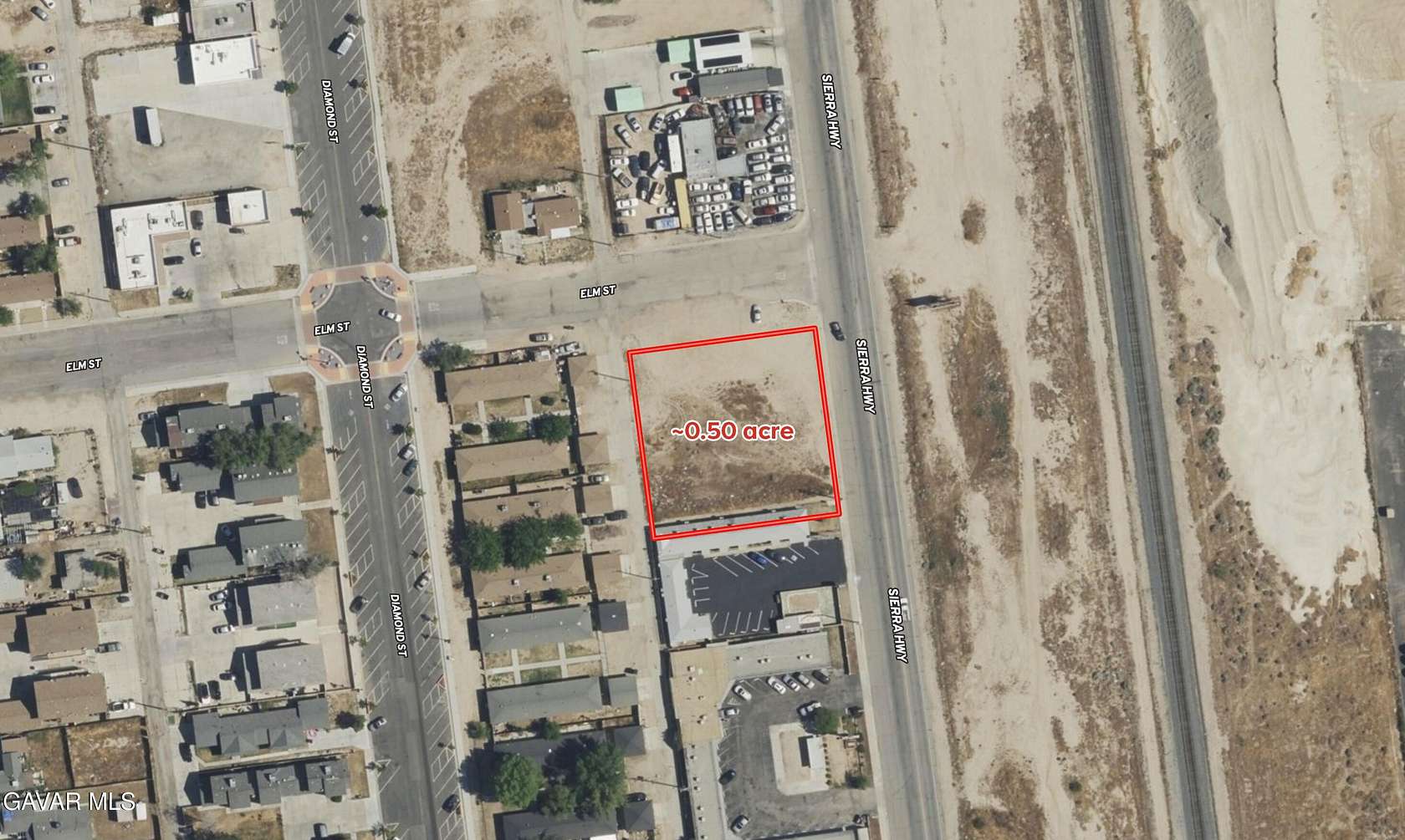 0.53 Acres of Commercial Land for Sale in Rosamond, California