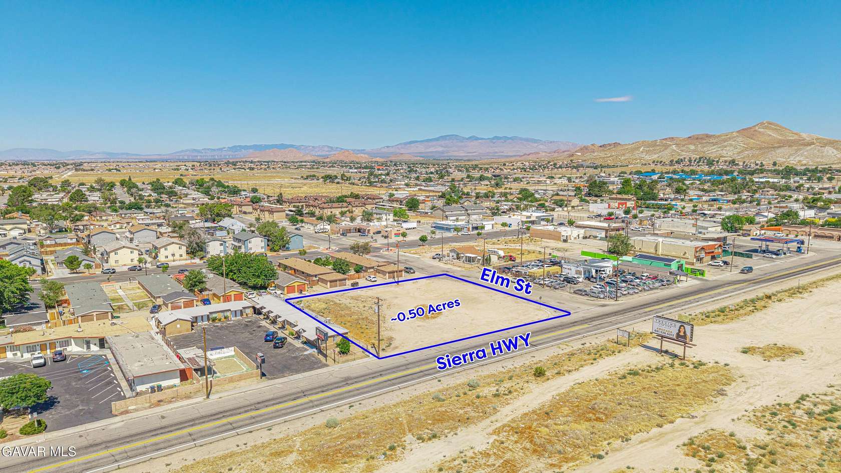 0.53 Acres of Commercial Land for Sale in Rosamond, California