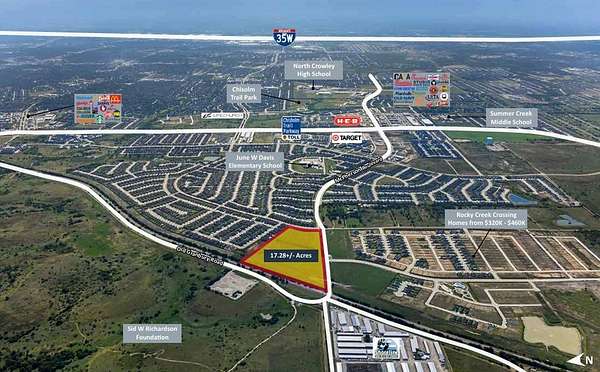 17.3 Acres of Commercial Land for Sale in Fort Worth, Texas
