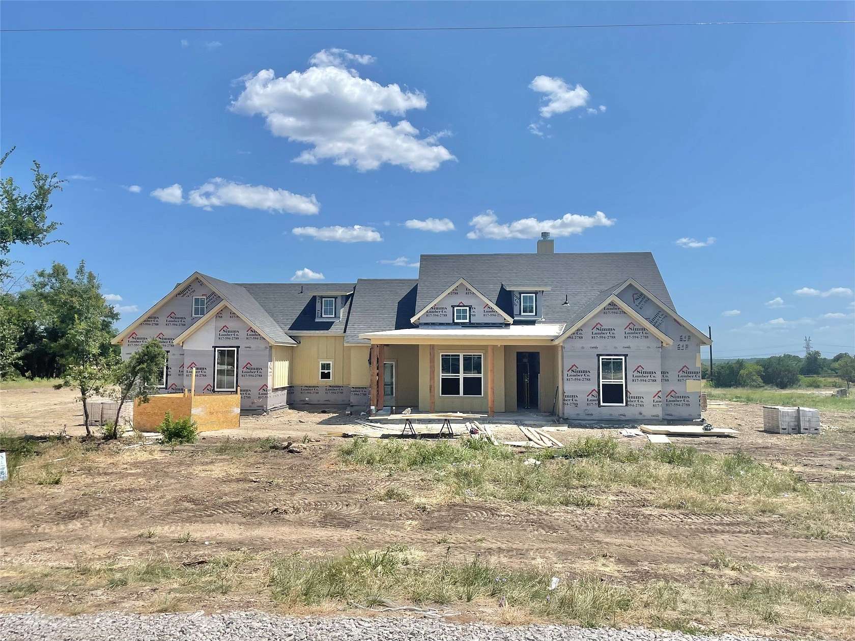 1.84 Acres of Land with Home for Sale in Weatherford, Texas