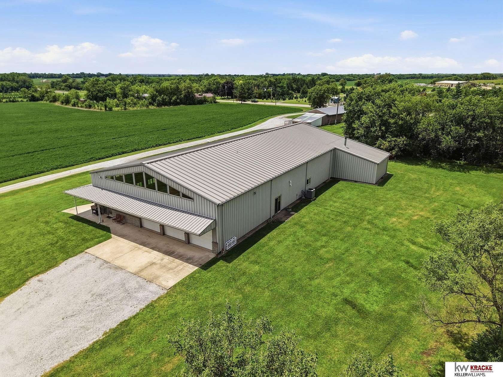 27 Acres of Land with Home for Sale in Blue Springs, Nebraska