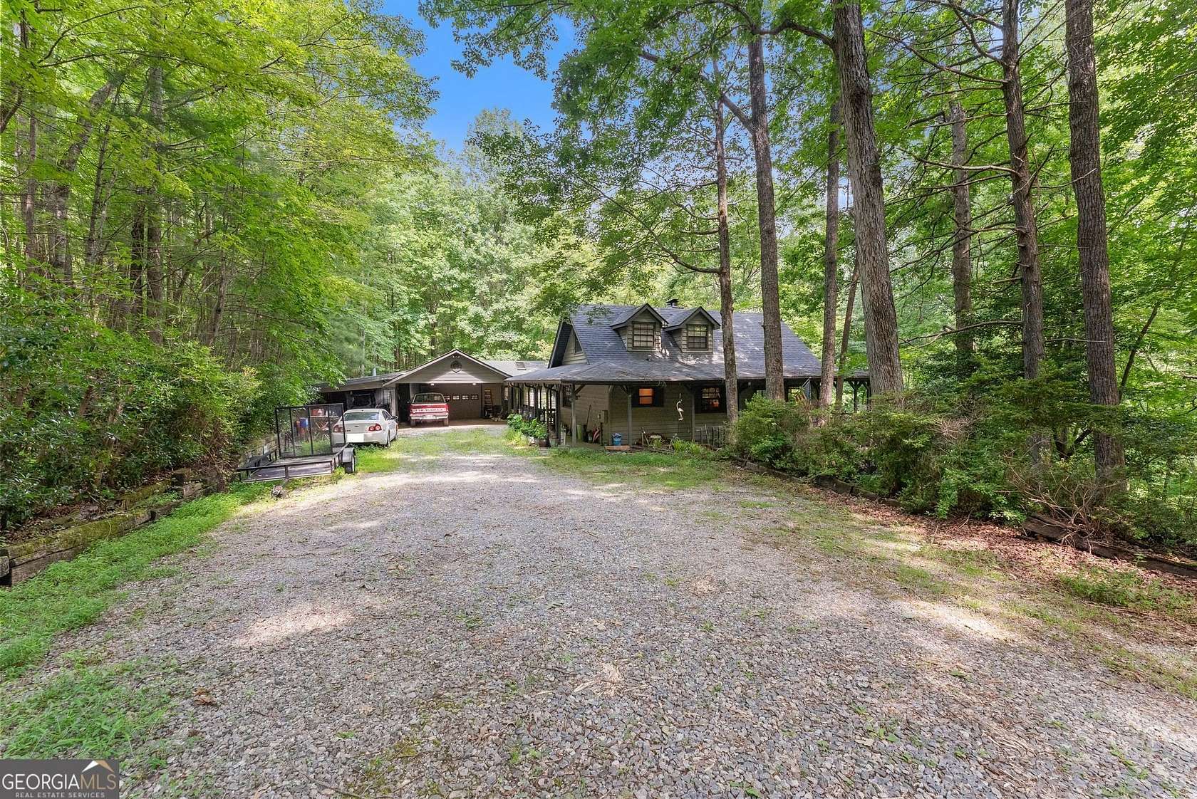 2 Acres of Land with Home for Sale in Cleveland, Georgia