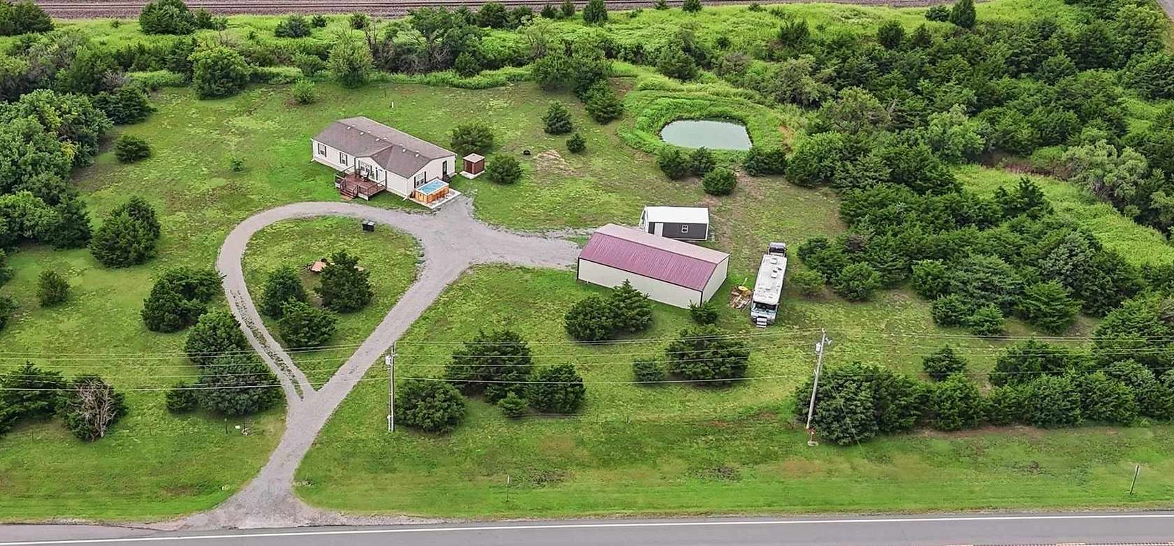 3.6 Acres of Land with Home for Sale in Wellington, Kansas