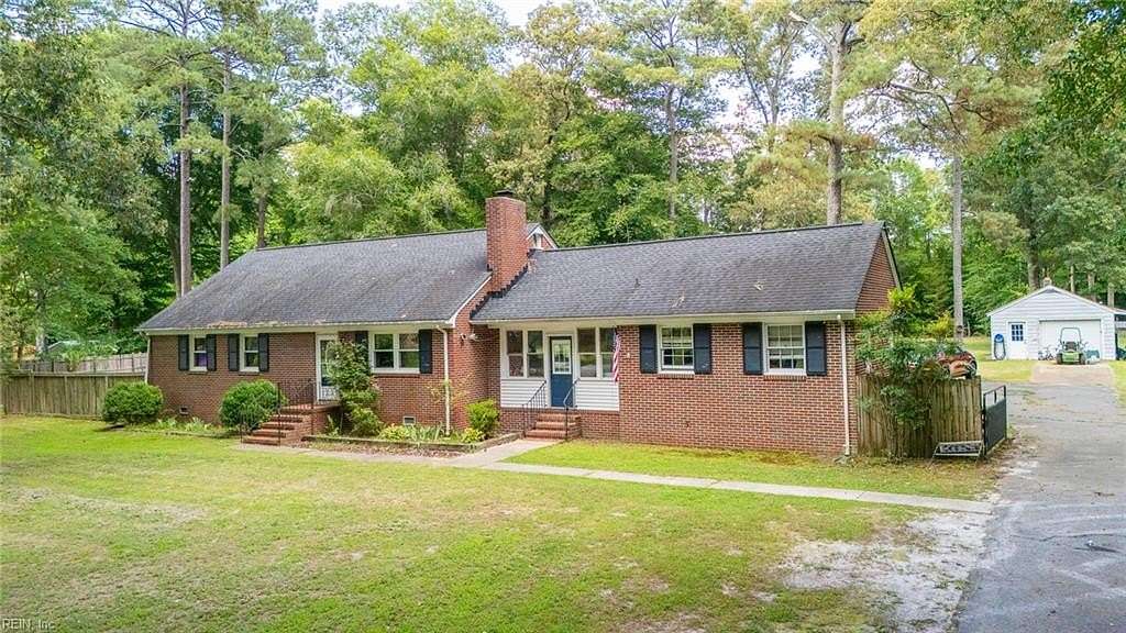 2 Acres of Land with Home for Sale in Suffolk, Virginia