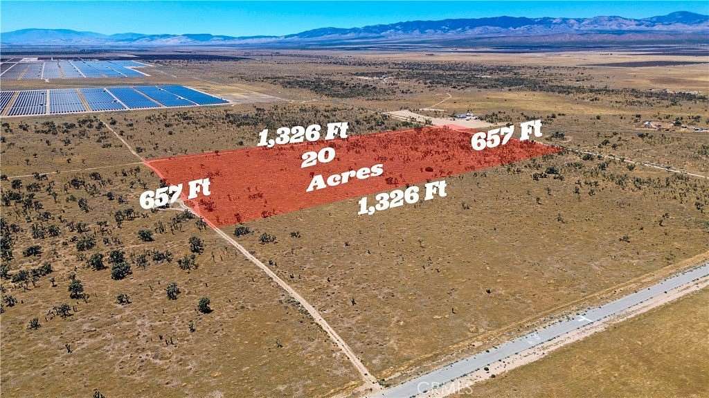 20 Acres of Recreational & Residential Land for Sale in Fairmont, California