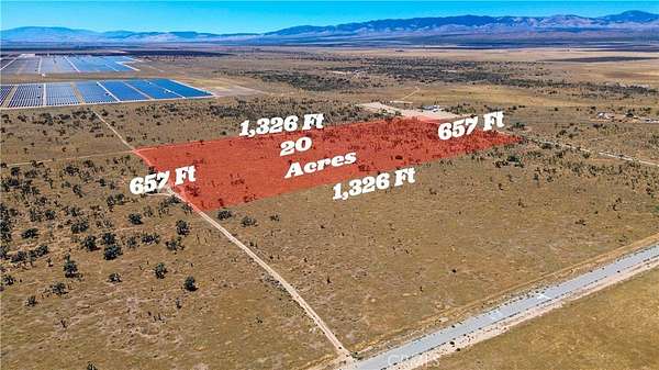 20 Acres of Recreational & Residential Land for Sale in Fairmont, California