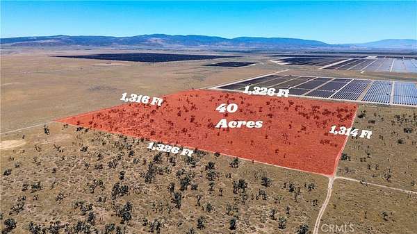 40 Acres of Recreational & Residential Land for Sale in Fairmont, California