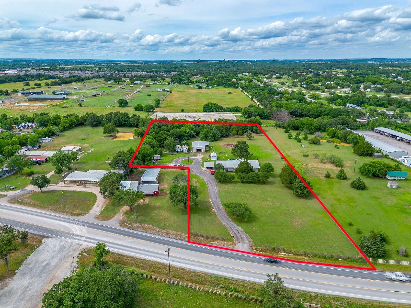 4.5 Acres of Commercial Land for Sale in Joshua, Texas