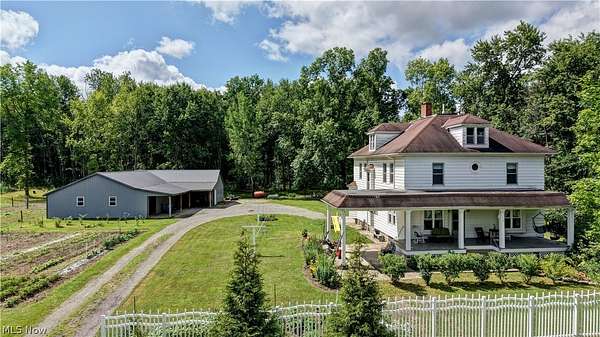 23.2 Acres of Recreational Land with Home for Sale in Orwell, Ohio