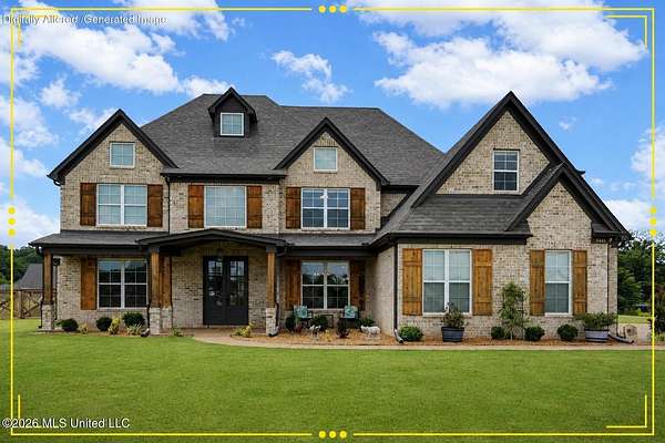1.54 Acres of Land with Home for Sale in Hernando, Mississippi
