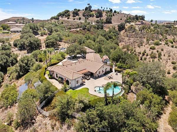 6.9 Acres of Land with Home for Sale in Temecula, California