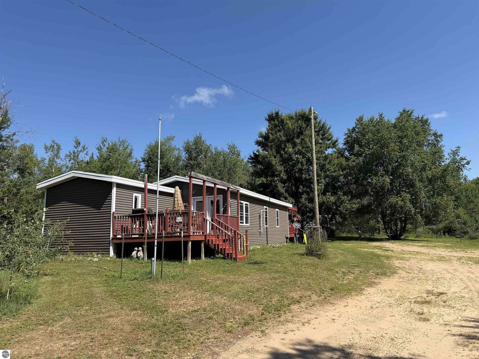5 Acres of Land with Home for Sale in Copemish, Michigan
