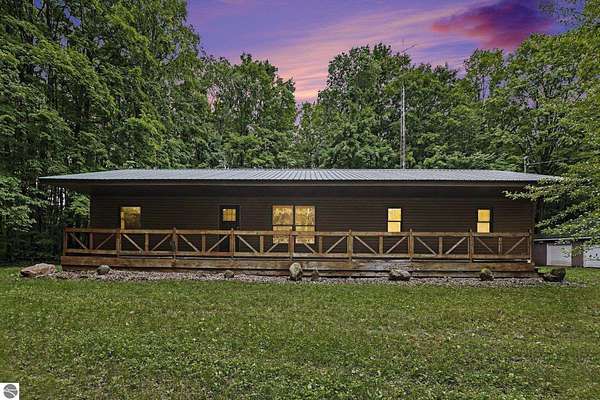 10.5 Acres of Recreational Land with Home for Sale in Lake City, Michigan
