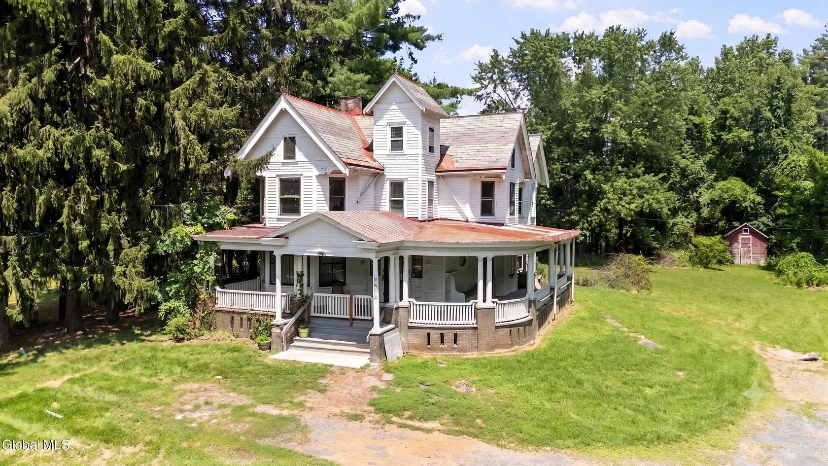 8 Acres of Land with Home for Sale in Slingerlands, New York