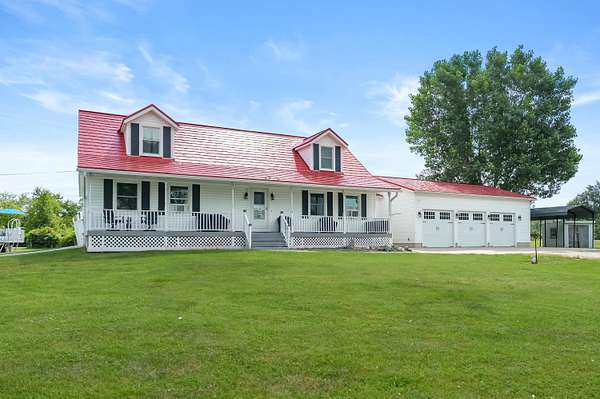 6.58 Acres of Land with Home for Sale in Bellevue, Michigan