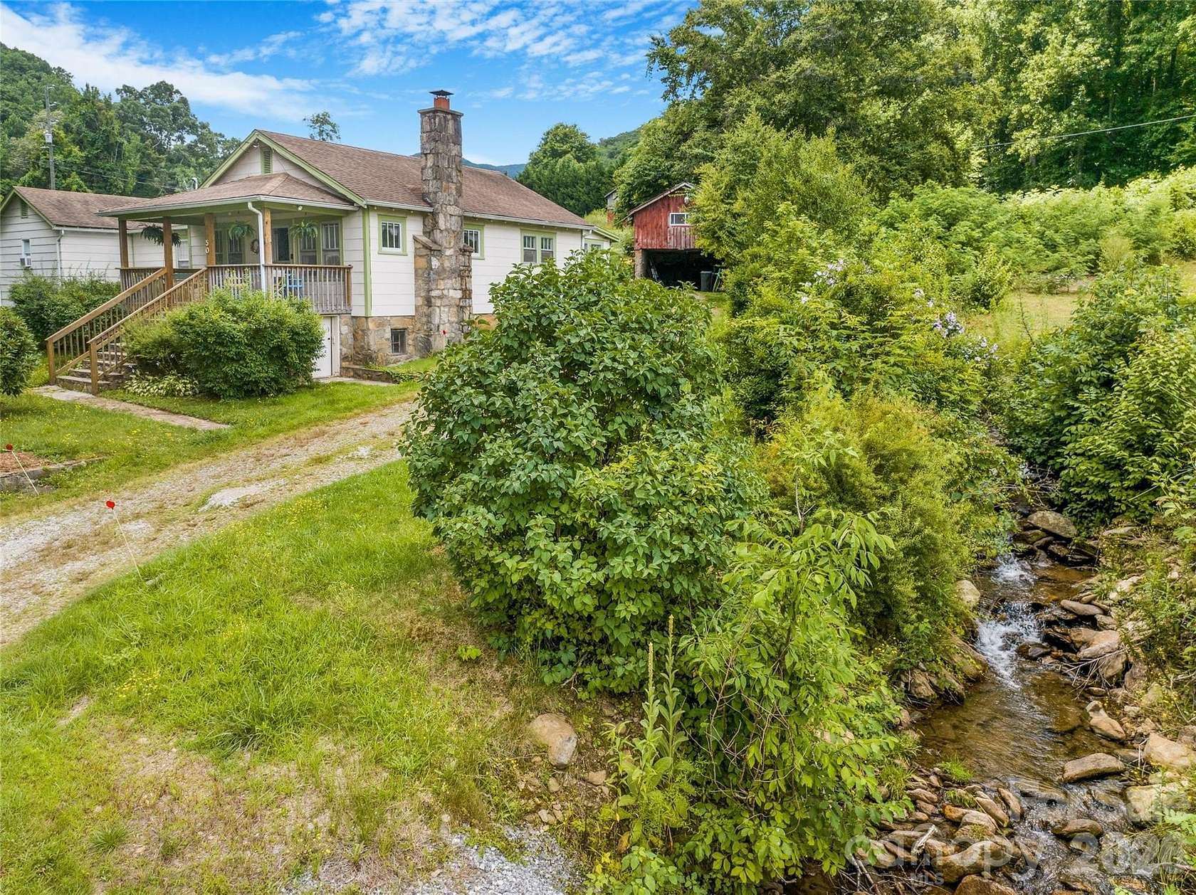 9.75 Acres of Land with Home for Sale in Waynesville, North Carolina