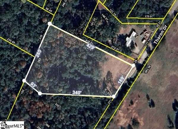2.37 Acres of Residential Land for Sale in Spartanburg, South Carolina