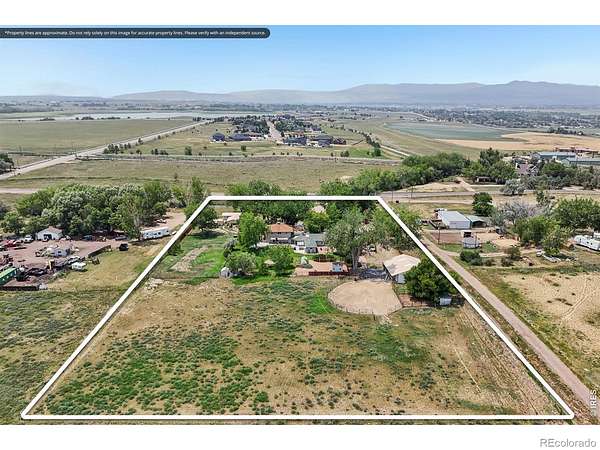 5.23 Acres of Land with Home for Sale in Berthoud, Colorado