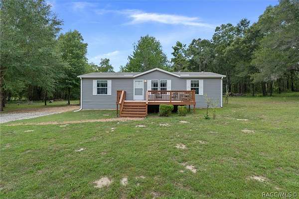 4.59 Acres of Land with Home for Sale in Lecanto, Florida