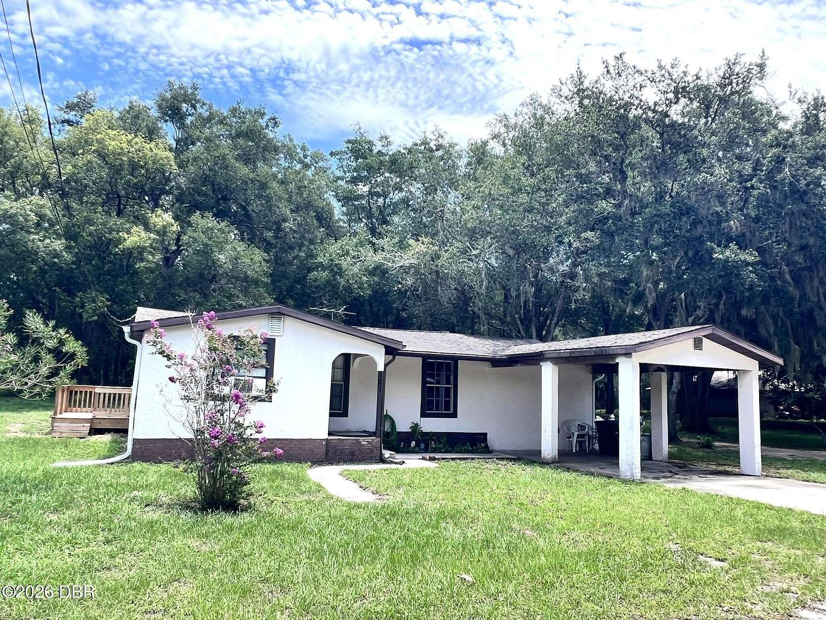 1.84 Acres of Land with Home for Sale in Oak Hill, Florida