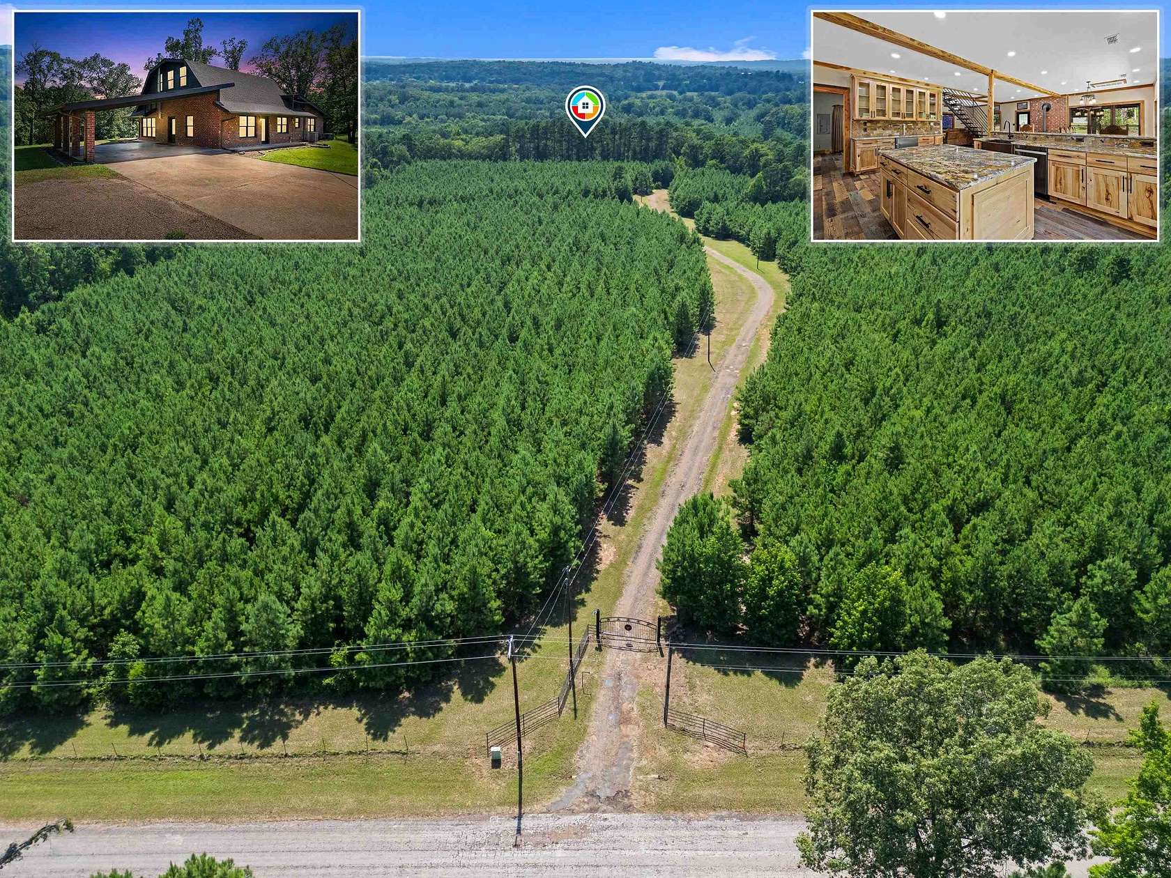 88.5 Acres of Land with Home for Sale in Marshall, Texas
