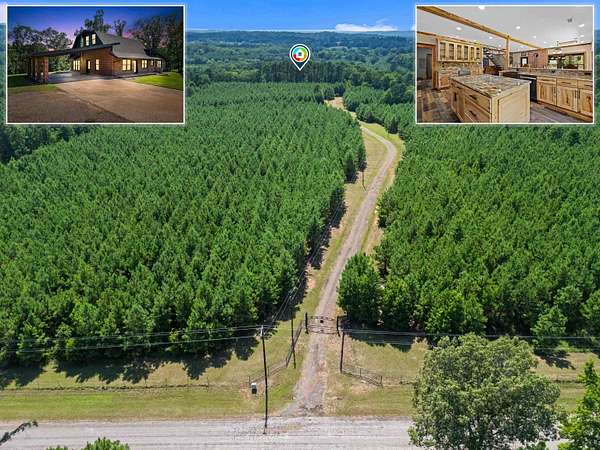 88.5 Acres of Land with Home for Sale in Marshall, Texas