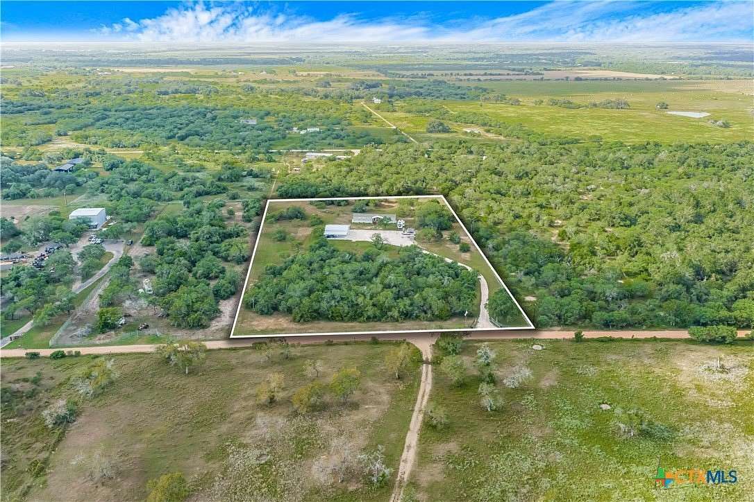 5.42 Acres of Land with Home for Sale in Cuero, Texas