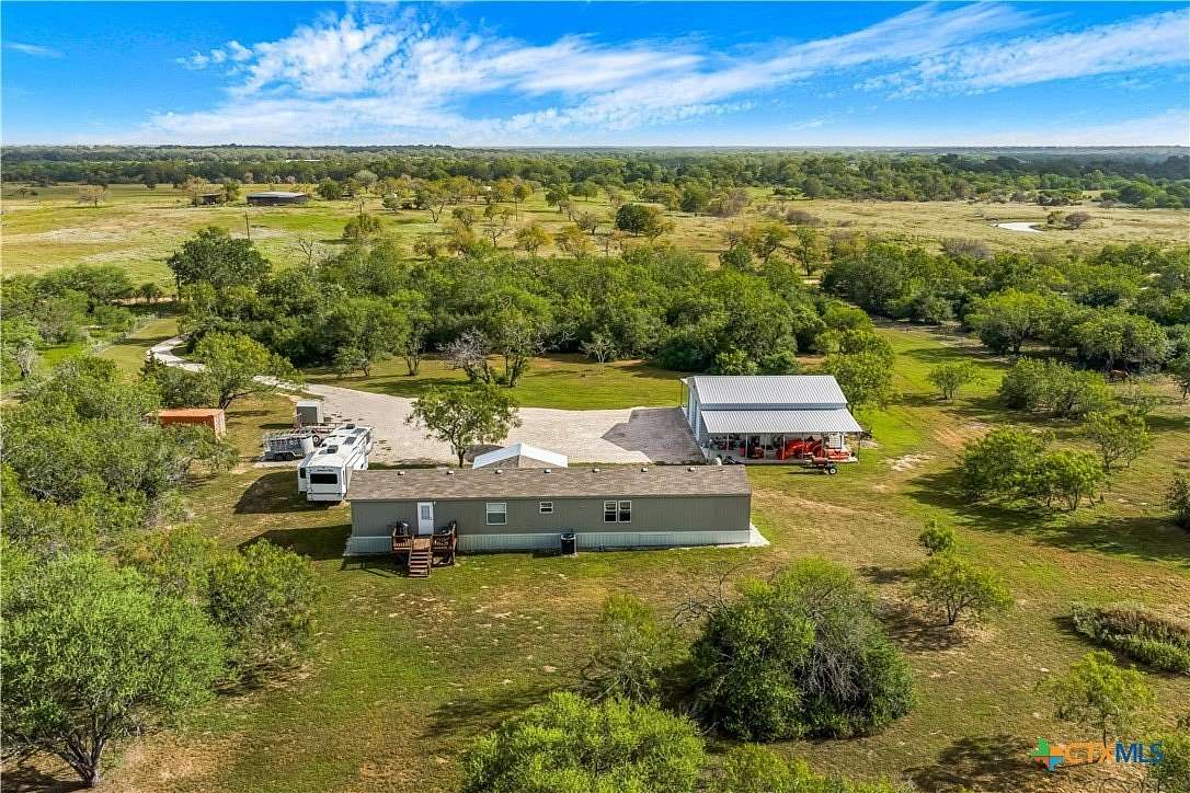 5.42 Acres of Land with Home for Sale in Cuero, Texas