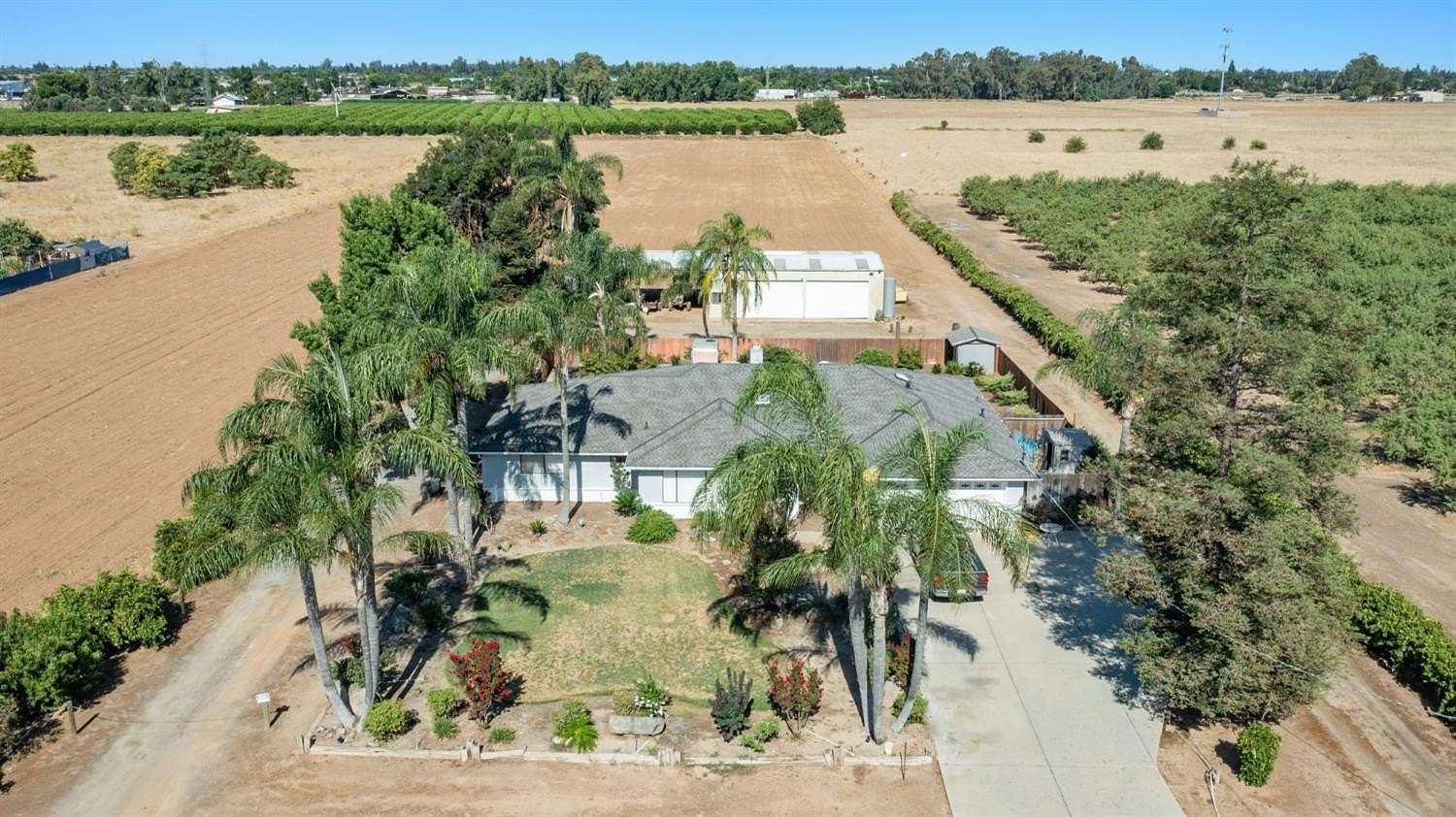 6.43 Acres of Land with Home for Sale in Fresno, California
