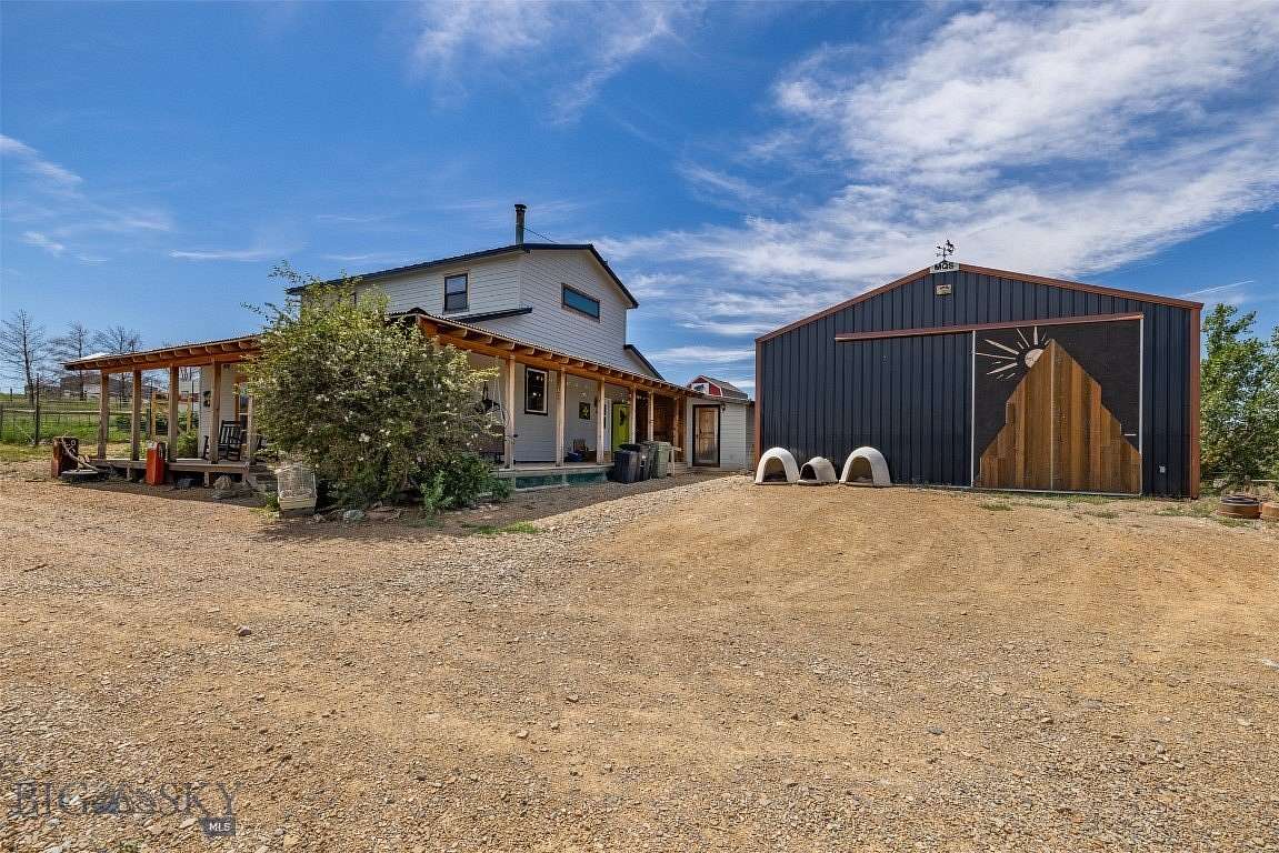 9.74 Acres of Land with Home for Sale in Three Forks, Montana