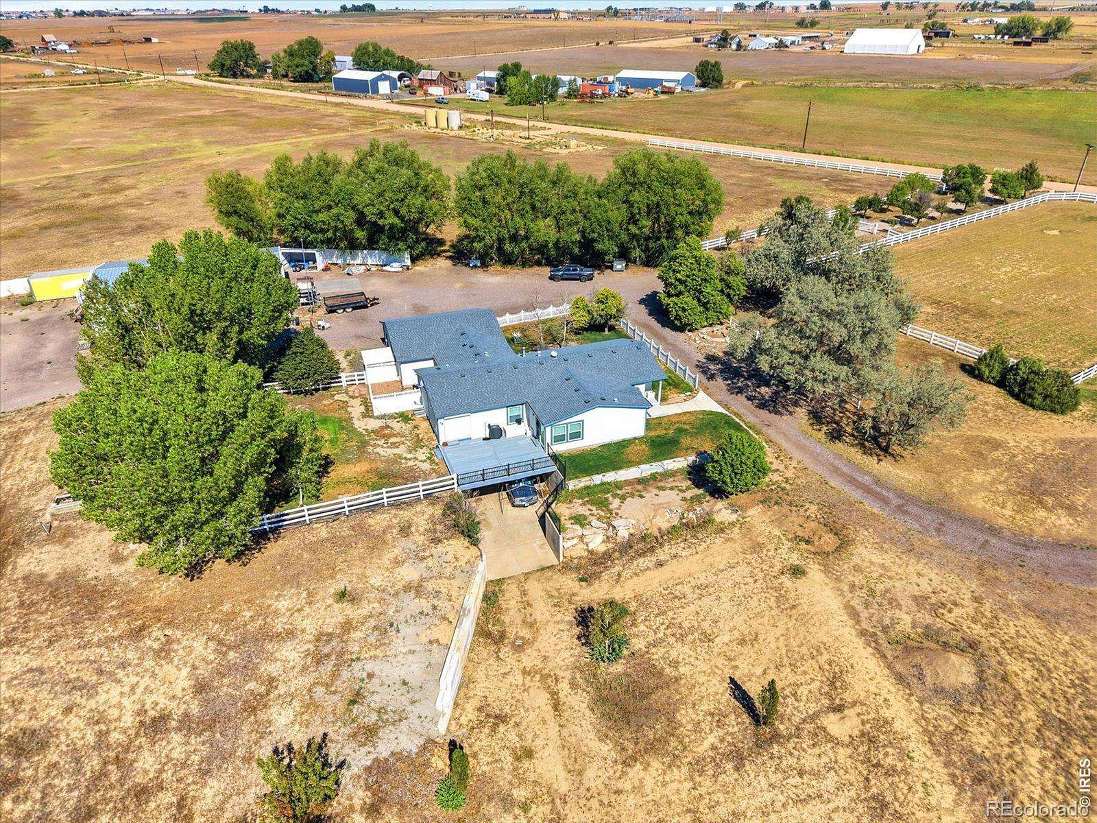 55.6 Acres of Land with Home for Sale in Brighton, Colorado