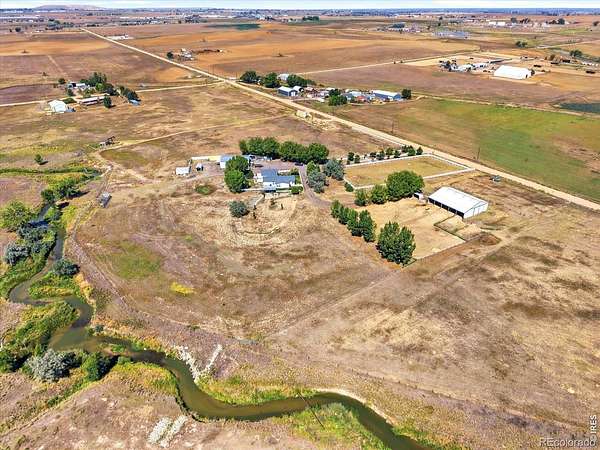 55.6 Acres of Land with Home for Sale in Brighton, Colorado