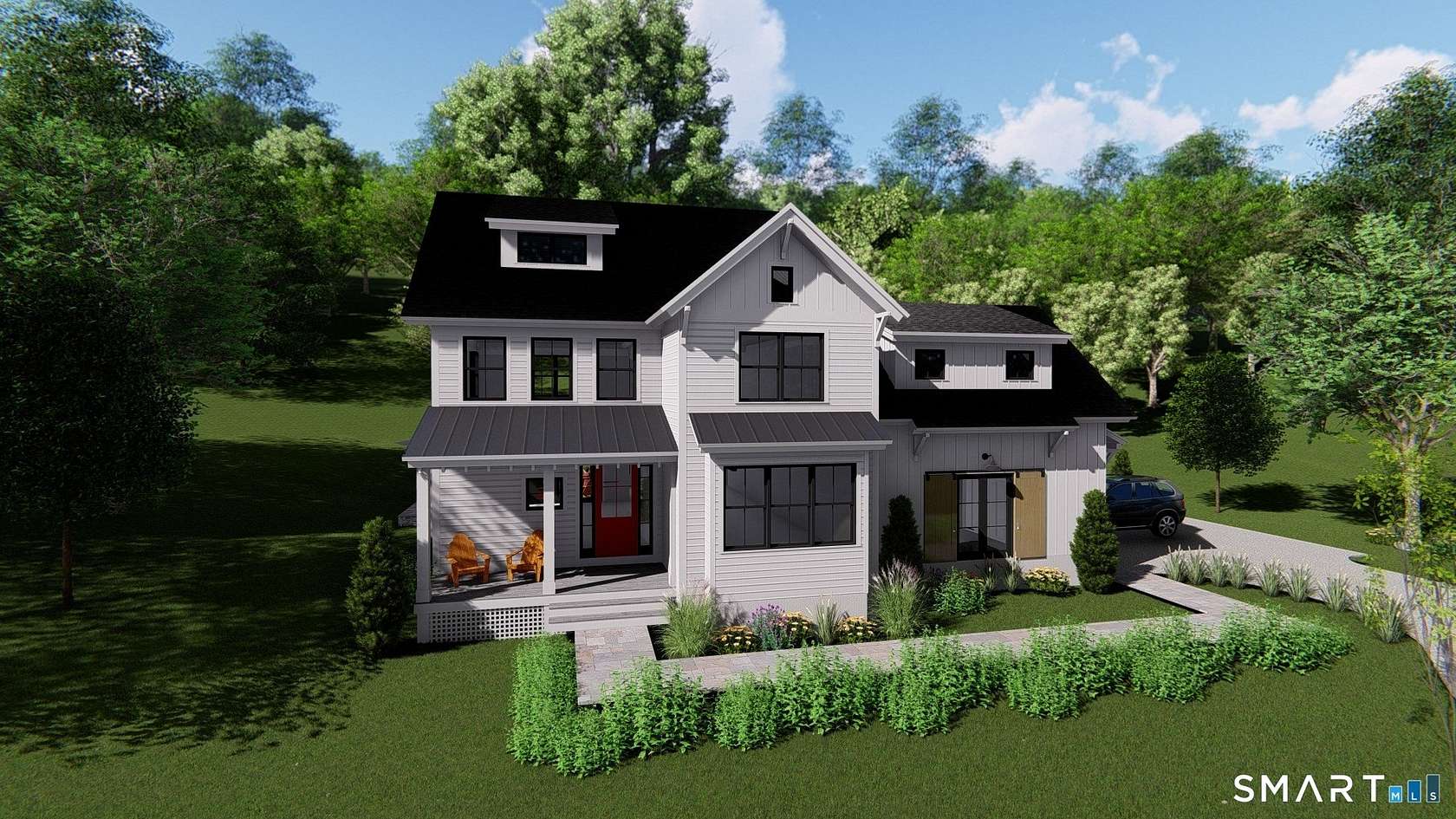 2 Acres of Land with Home for Sale in Wilton, Connecticut