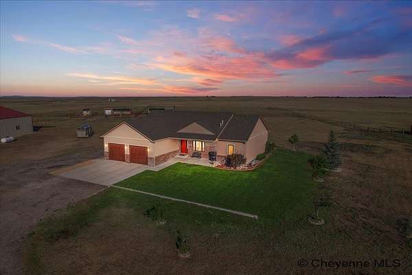 40 Acres of Land with Home for Sale in Carpenter, Wyoming